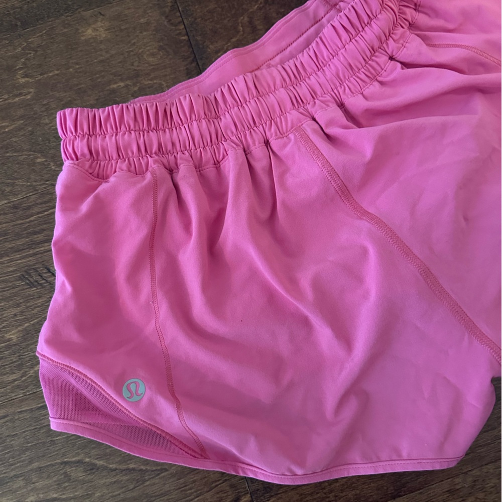 lululemon athletica Vibrant Pink Athletic Shorts